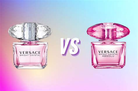 dior versage|versace bright crystal absolu vs.